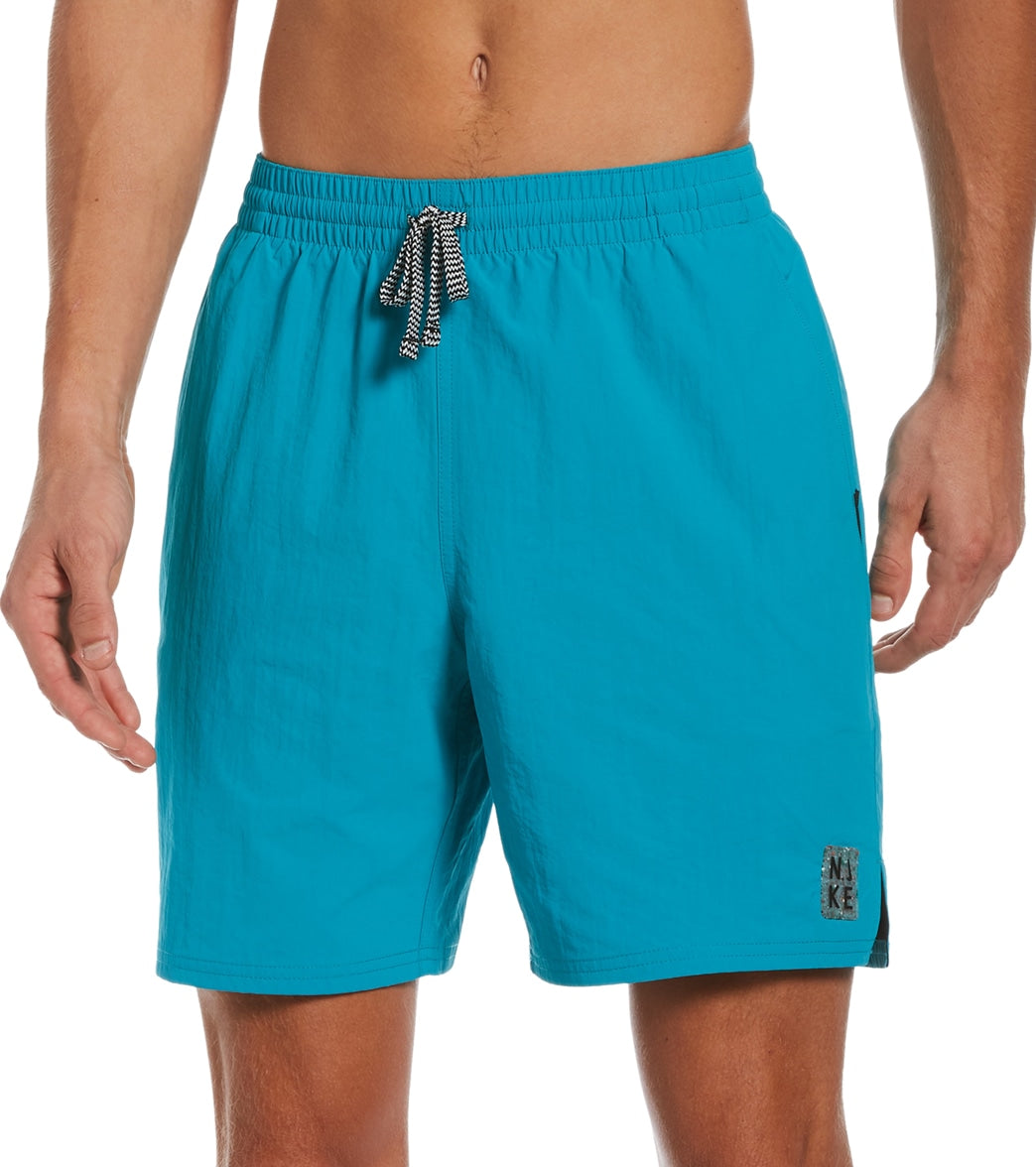 Nike Men's 18 Essential Volley Short - Aquamarine Large - Swimoutlet.com