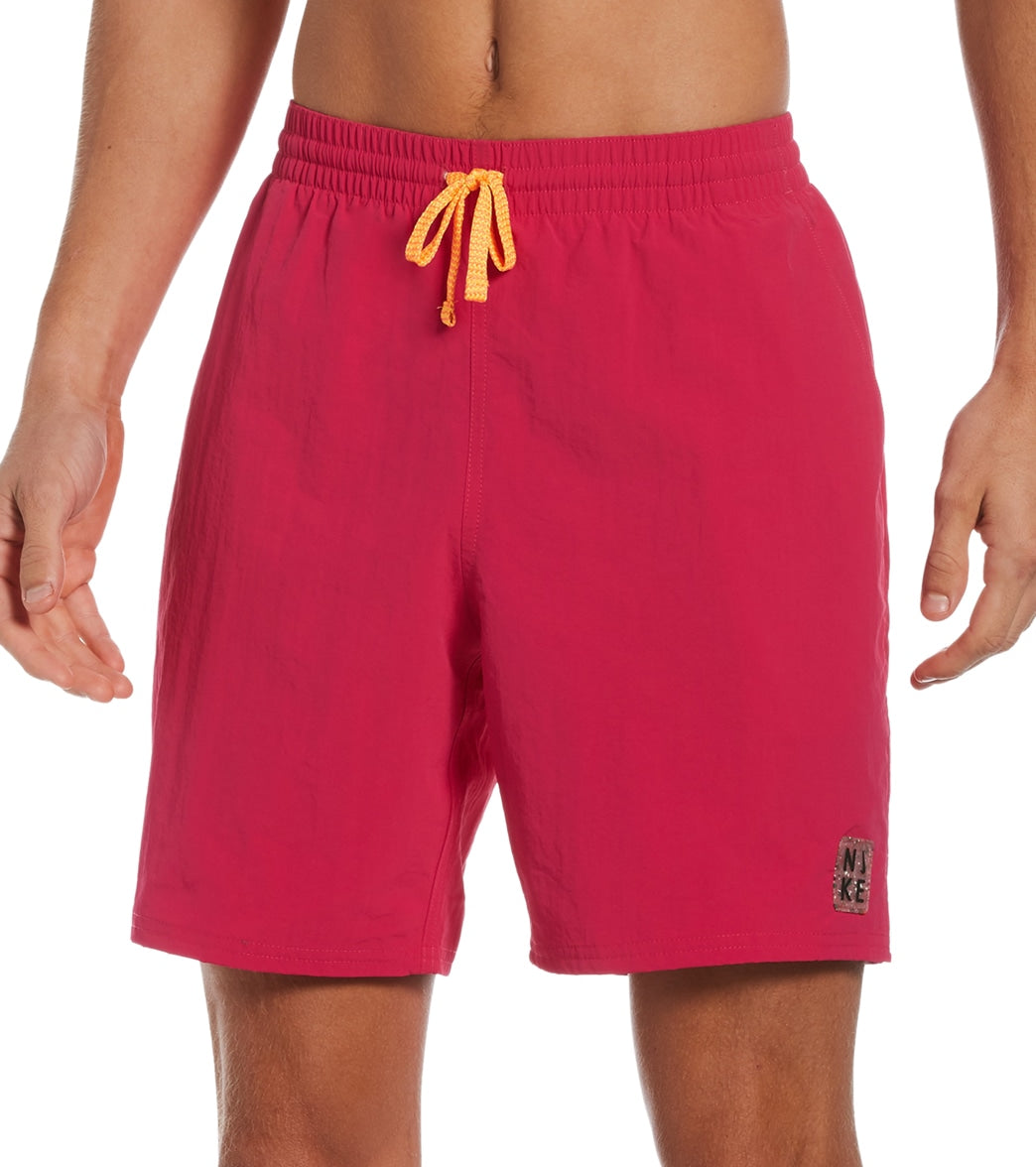 Nike Men's 18 Essential Volley Short - Fireberry Large - Swimoutlet.com