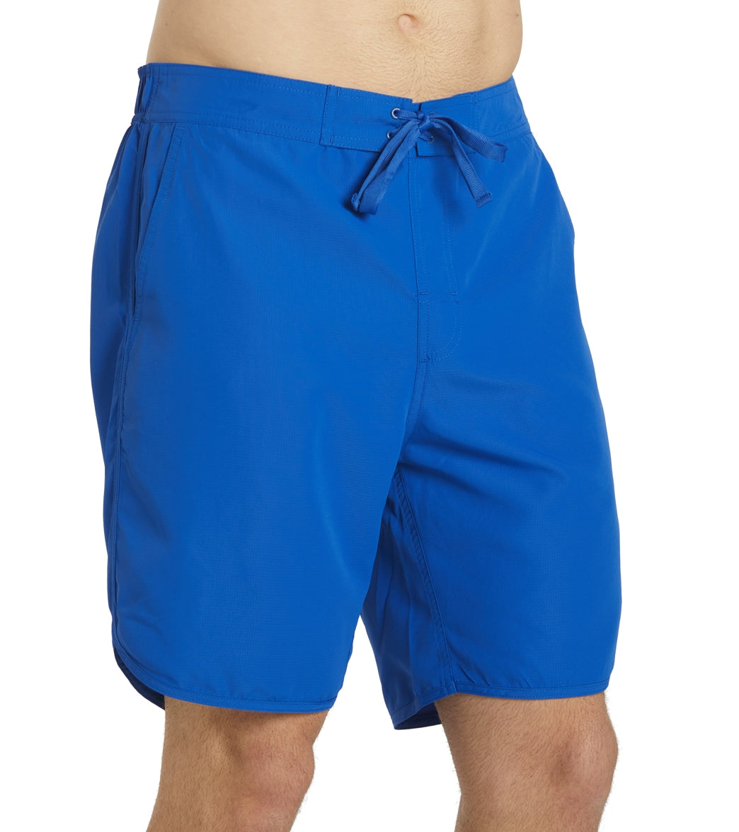 Sporti Men's Hybrid Board Short - Mariner Blue Large Polyester - Swimoutlet.com