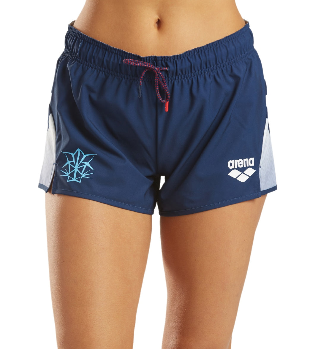 Arena Women's Og Us Short - Navy 3Xl - Swimoutlet.com