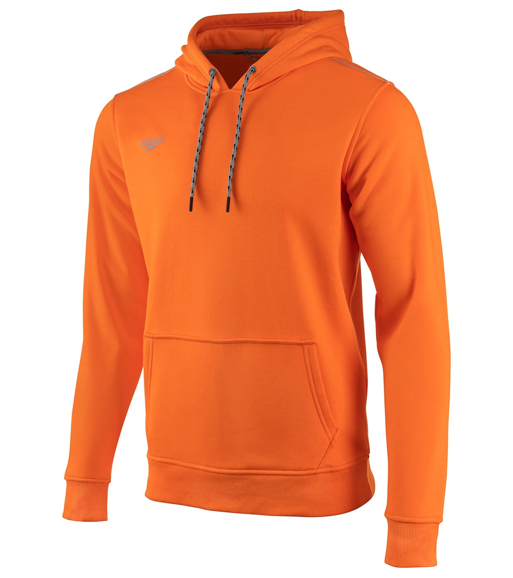 Speedo Men's Long Sleeve Hooded Sweatshirt - Orange 2Xl Cotton/Polyester - Swimoutlet.com