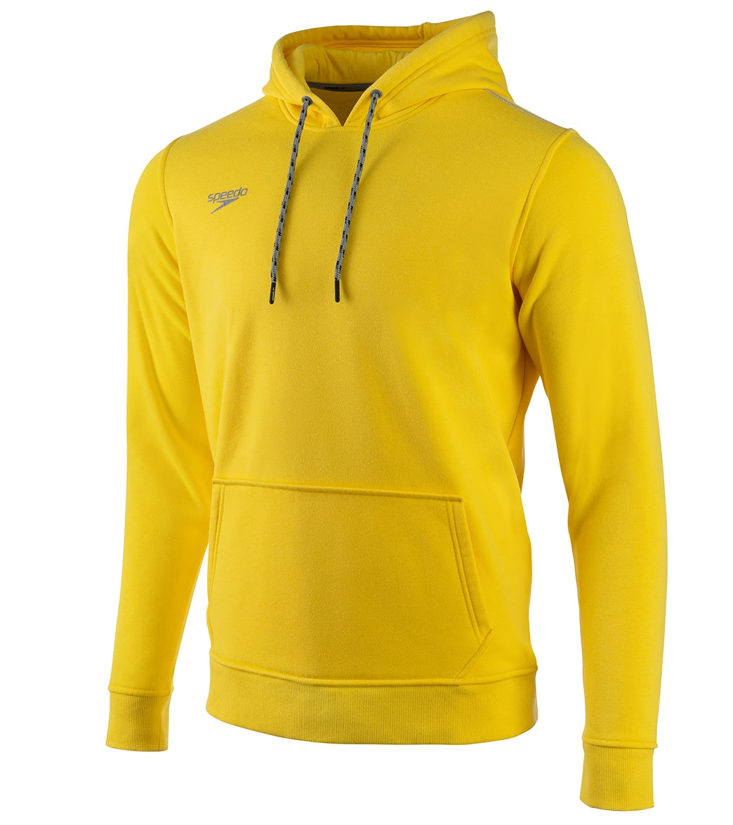 Speedo Men's Long Sleeve Hooded Sweatshirt - Yellow 2Xl Cotton/Polyester - Swimoutlet.com