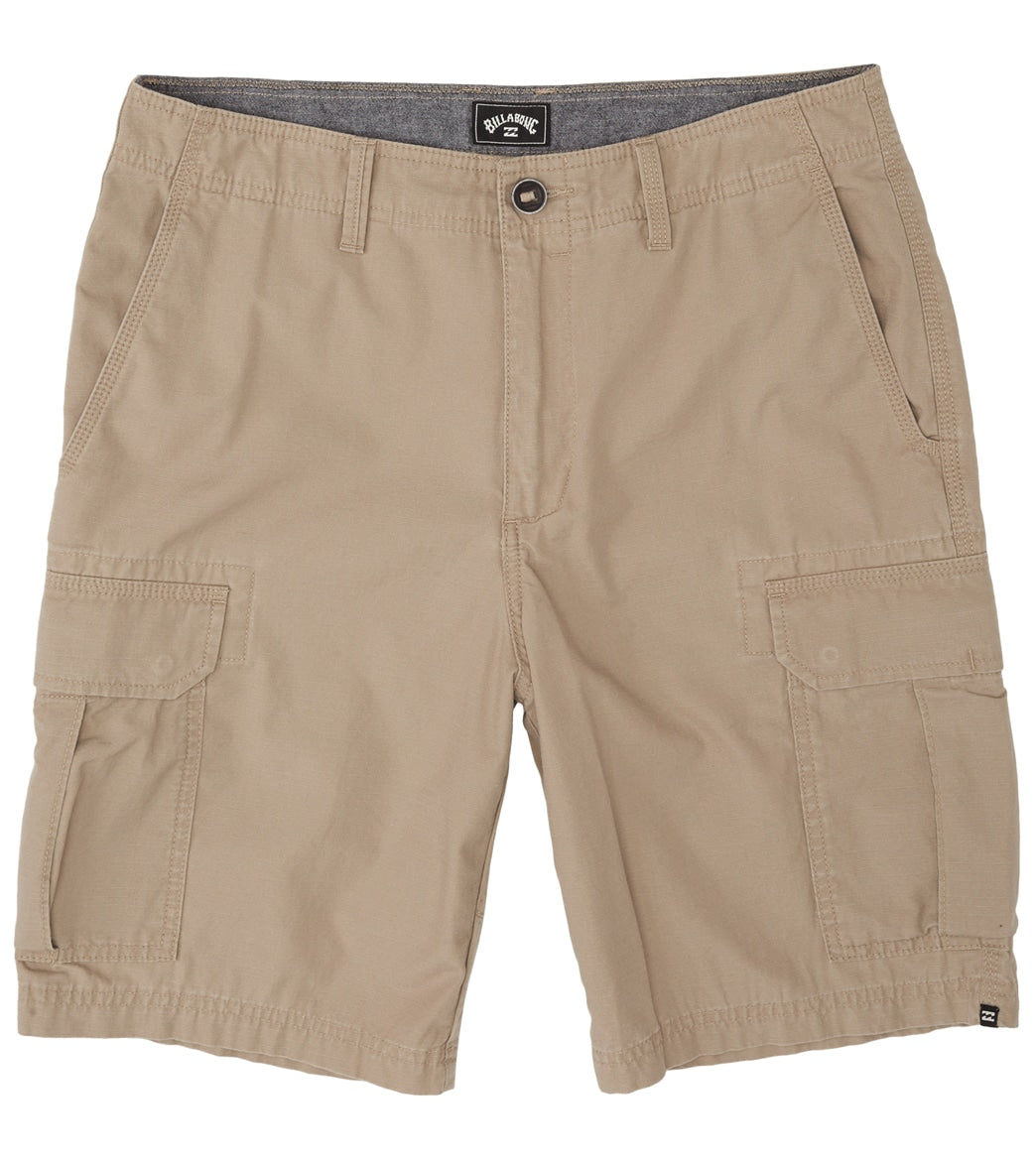 Billabong men's scheme cargo walkshorts - light khaki 44 cotton - swimoutlet.com