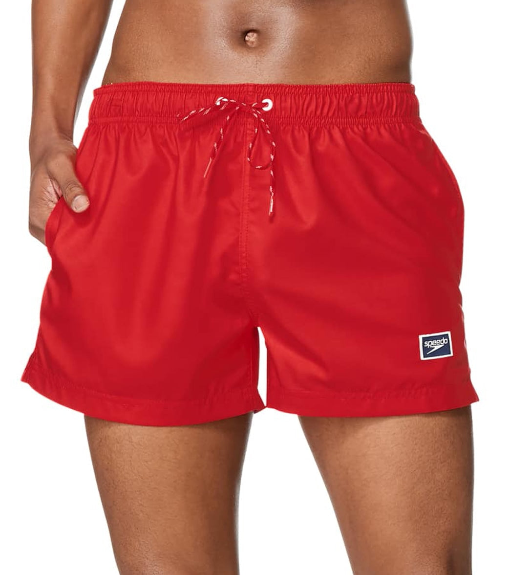 Speedo Men's 14 Active Vibe Volley Short - High Risk Red 2Xl Polyester - Swimoutlet.com