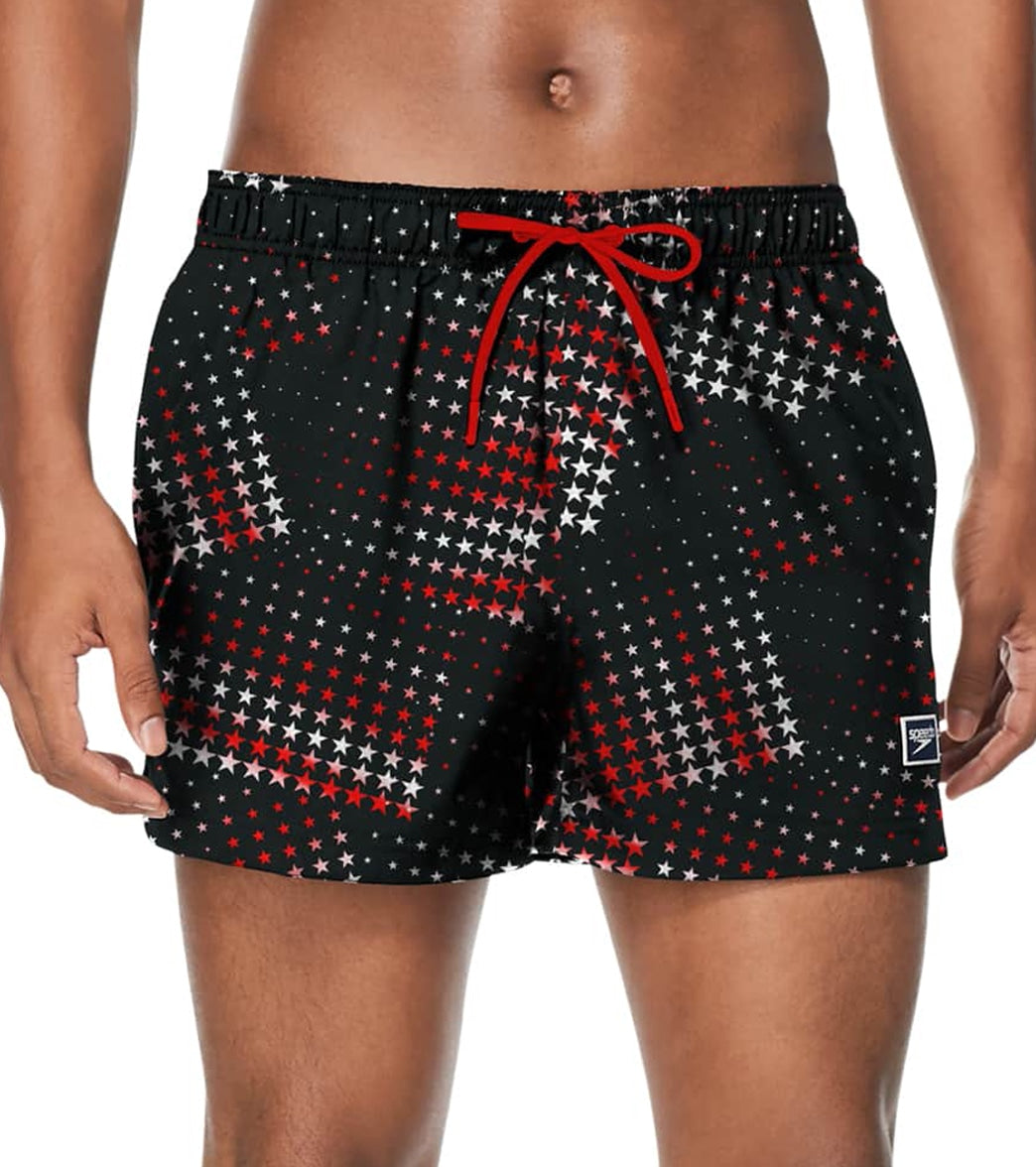 Speedo Men's 14 Active Vibe Volley Short - Red Large Size Large Polyester - Swimoutlet.com