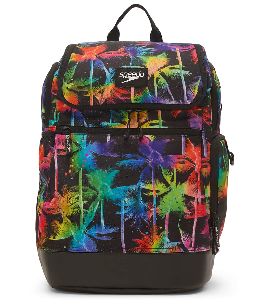 Speedo Printed Teamster 2.0 35L Backpack - Party Palms - Swimoutlet.com