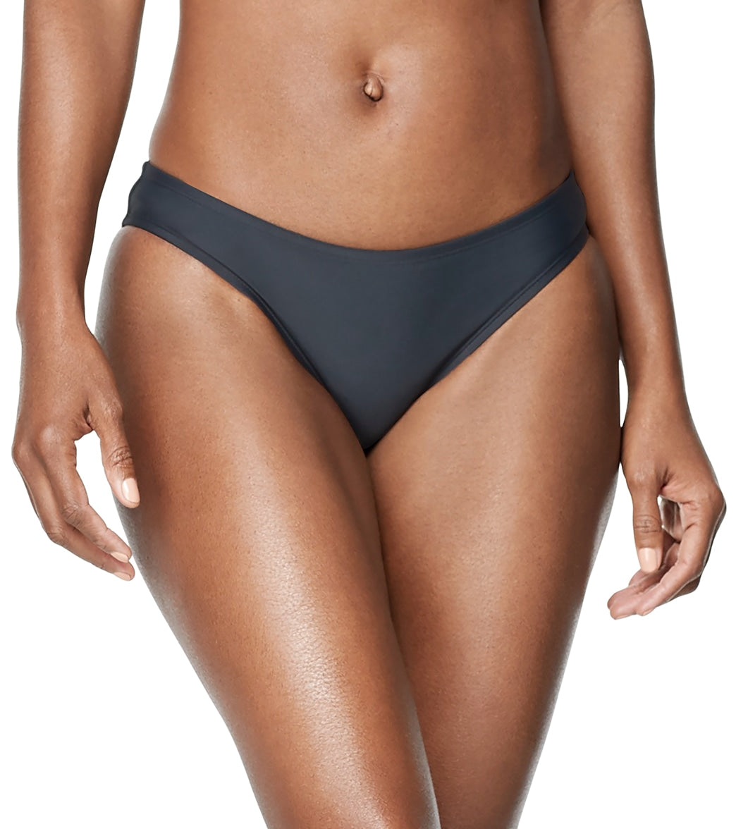 Speedo Active Women's Hipster Bikini Bottom - Black Large Size Large - Swimoutlet.com