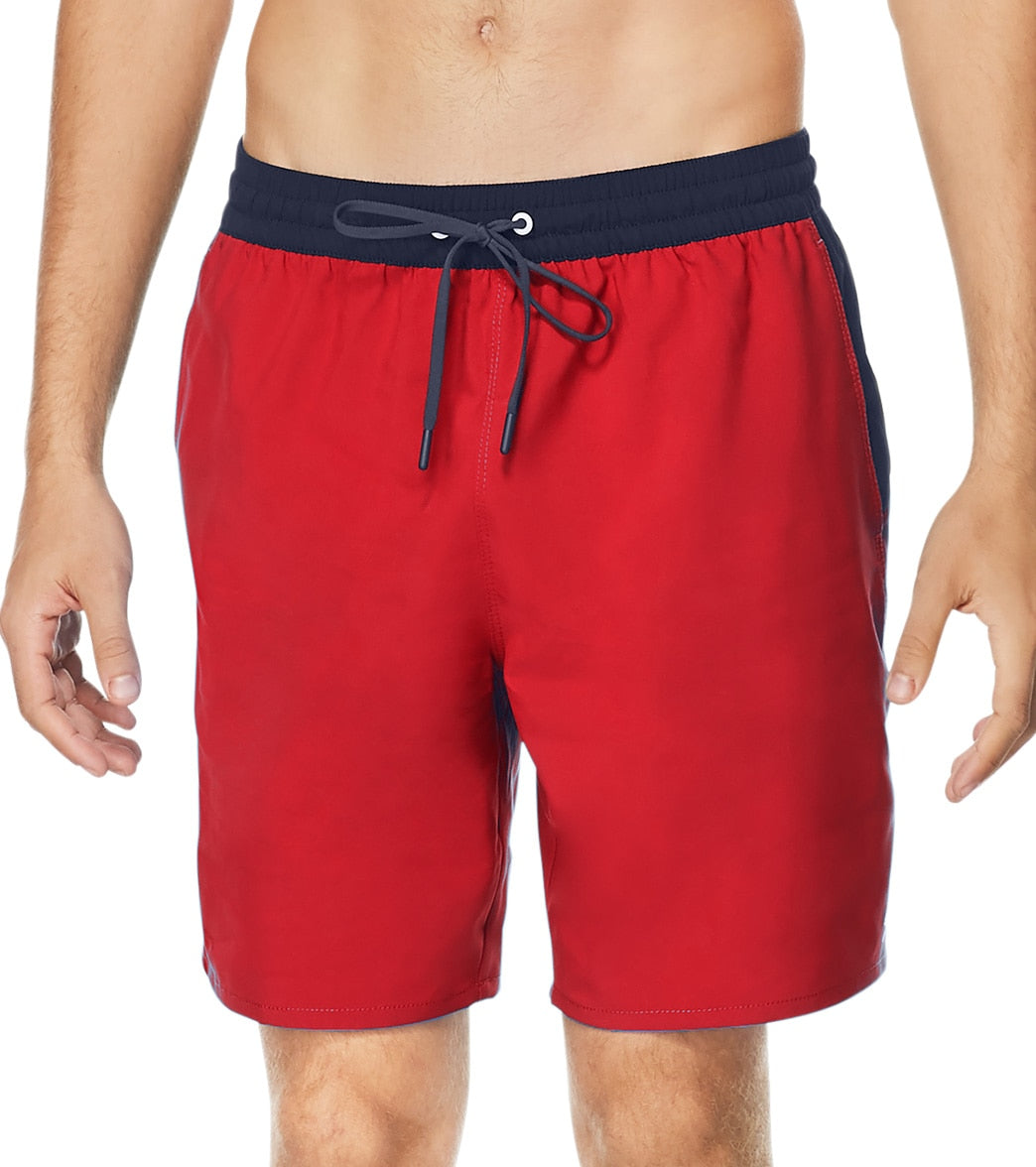 Speedo Active Men's 18 Solid Seaside Volley Short - Red 2Xl Polyester - Swimoutlet.com
