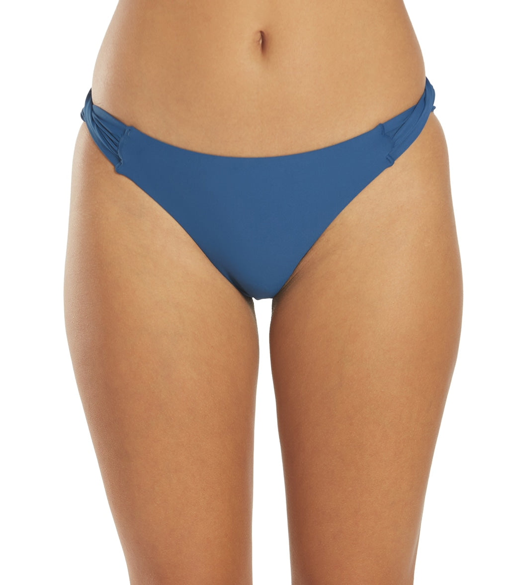 Prana Women's Emarsee Bikini Bottom - Deep Indigo Large Cotton/Polyester - Swimoutlet.com