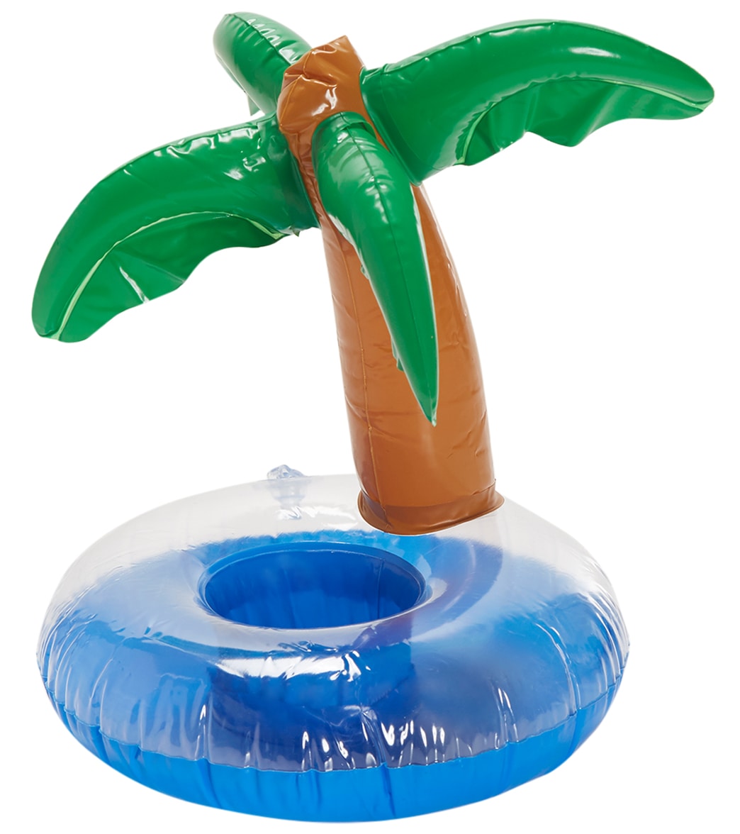 Clubswim Palm Tree Inflatable Drink Holder Multi Color - Swimoutlet.com