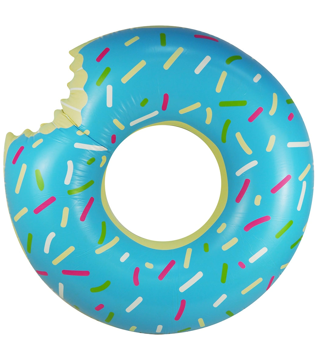 Clubswim Donut Bite Inflatable Pool Swim Tube 44 - Blue - Swimoutlet.com