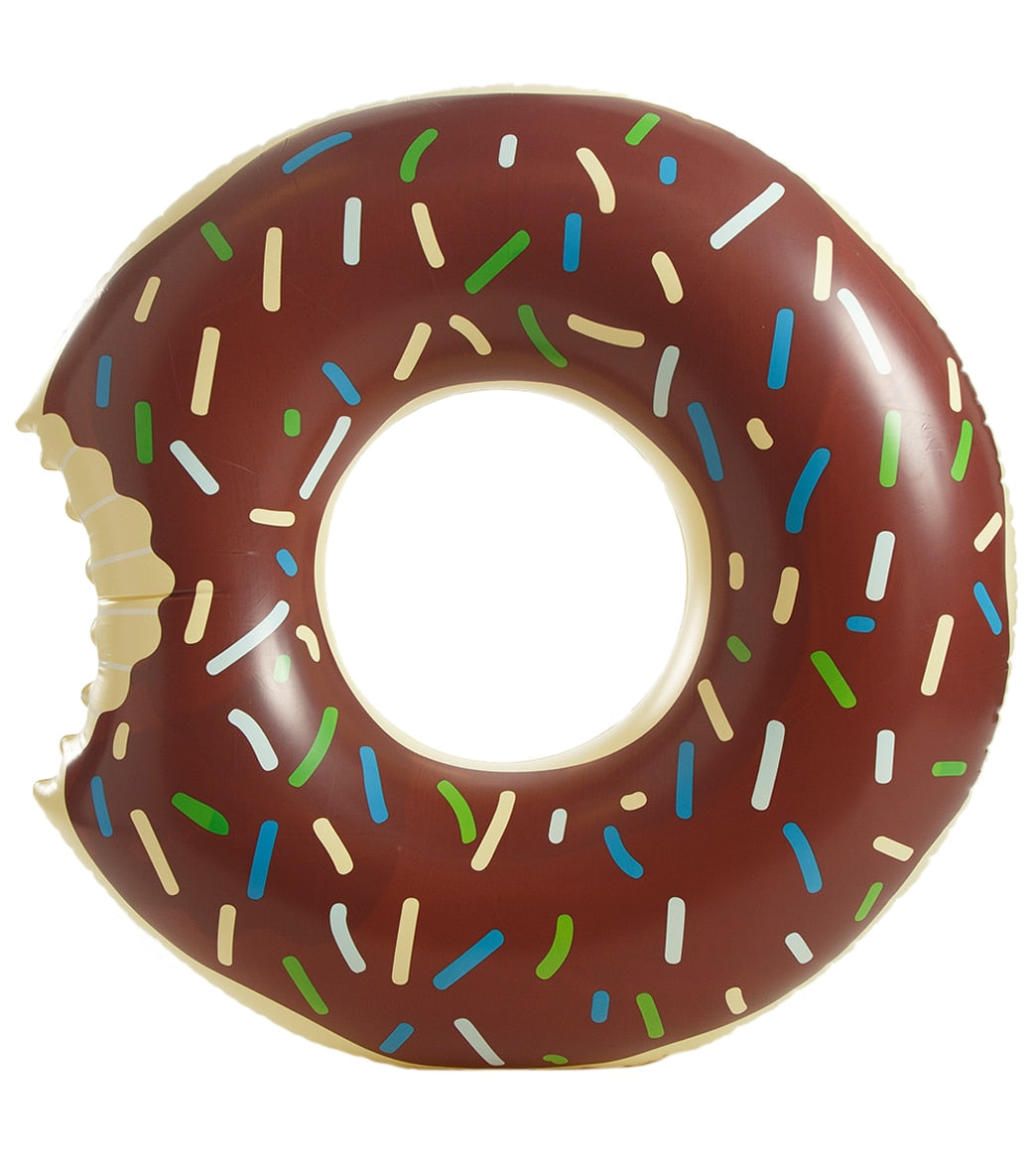 Clubswim Donut Bite Inflatable Pool Swim Tube 44 - Brown - Swimoutlet.com