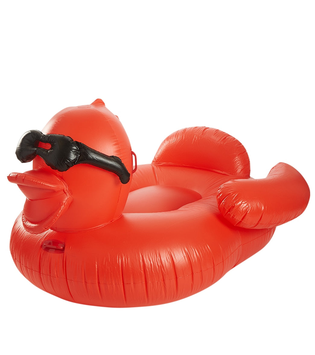Clubswim Giant Duck Inflatable Pool Swim Float 76 Multi Color - Swimoutlet.com