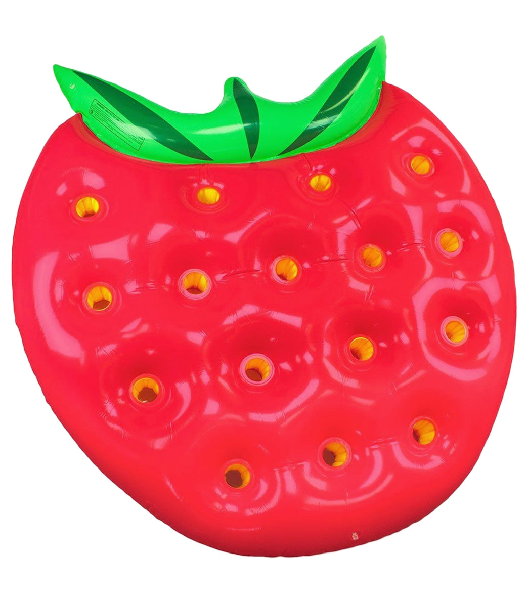 Clubswim Strawberry Inflatable Pool Float Lounger 64 Multi Color - Swimoutlet.com