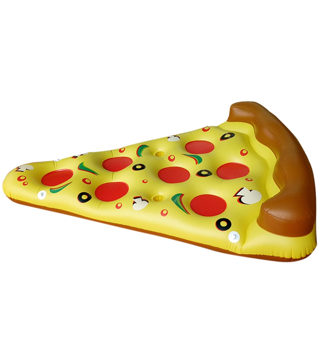 Clubswim Pizza Slice Inflatable Pool Float Lounger 72 Multi Color - Swimoutlet.com