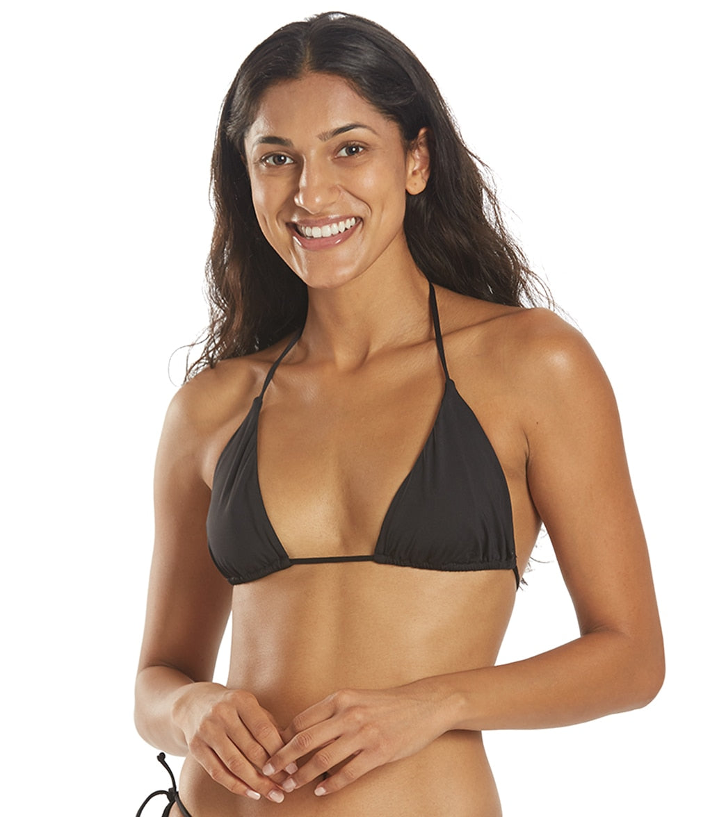 O'neill Women's Banzai Saltwater Bikini Top - Black Large Elastane/Polyamide - Swimoutlet.com