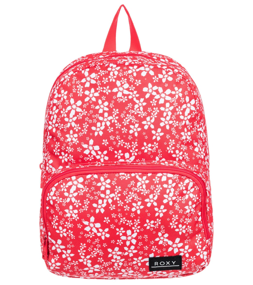 Roxy women's always core printed mini backpack - poppy red betty small one size - swimoutlet.com