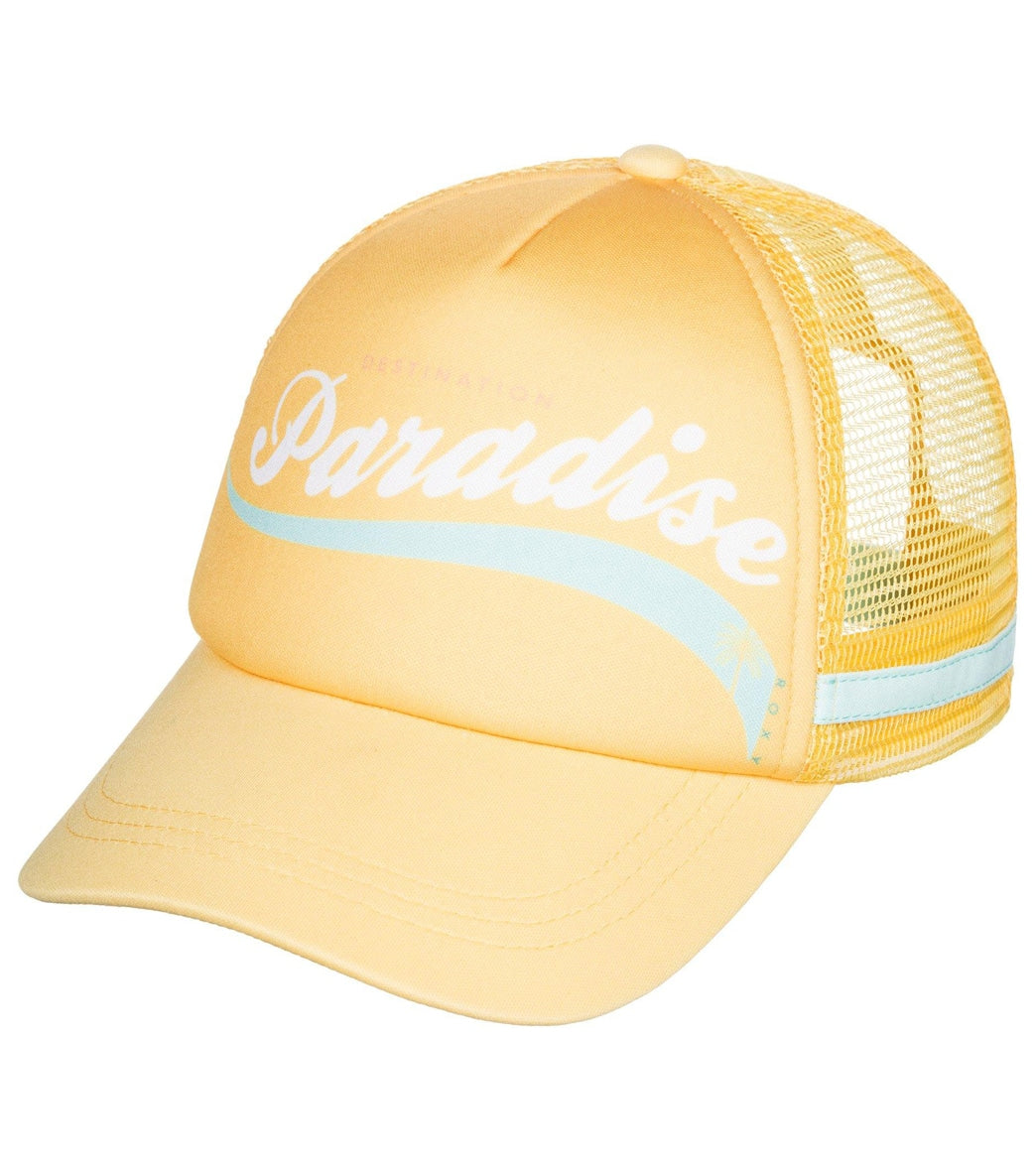 Roxy Women's Dig This Trucker Hat - Banana Cream One Size Cotton - Swimoutlet.com