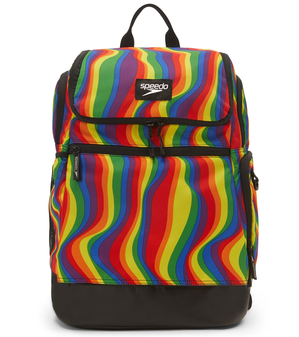 Speedo Printed Teamster 2.0 35L Backpack - Rainbow Pride - Swimoutlet.com
