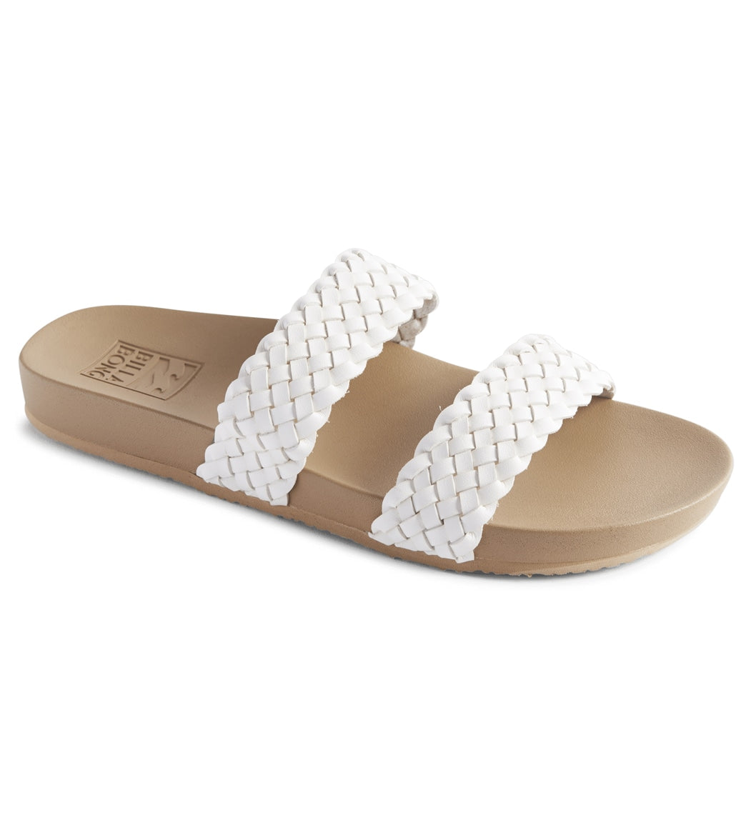 Billabong Women's Santos Slides - White 10/41 - Swimoutlet.com