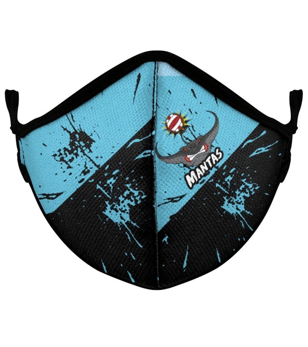 Q Swimwear Customizable Face Mask Multi Color Polyester/Polyester/Elastane - Swimoutlet.com