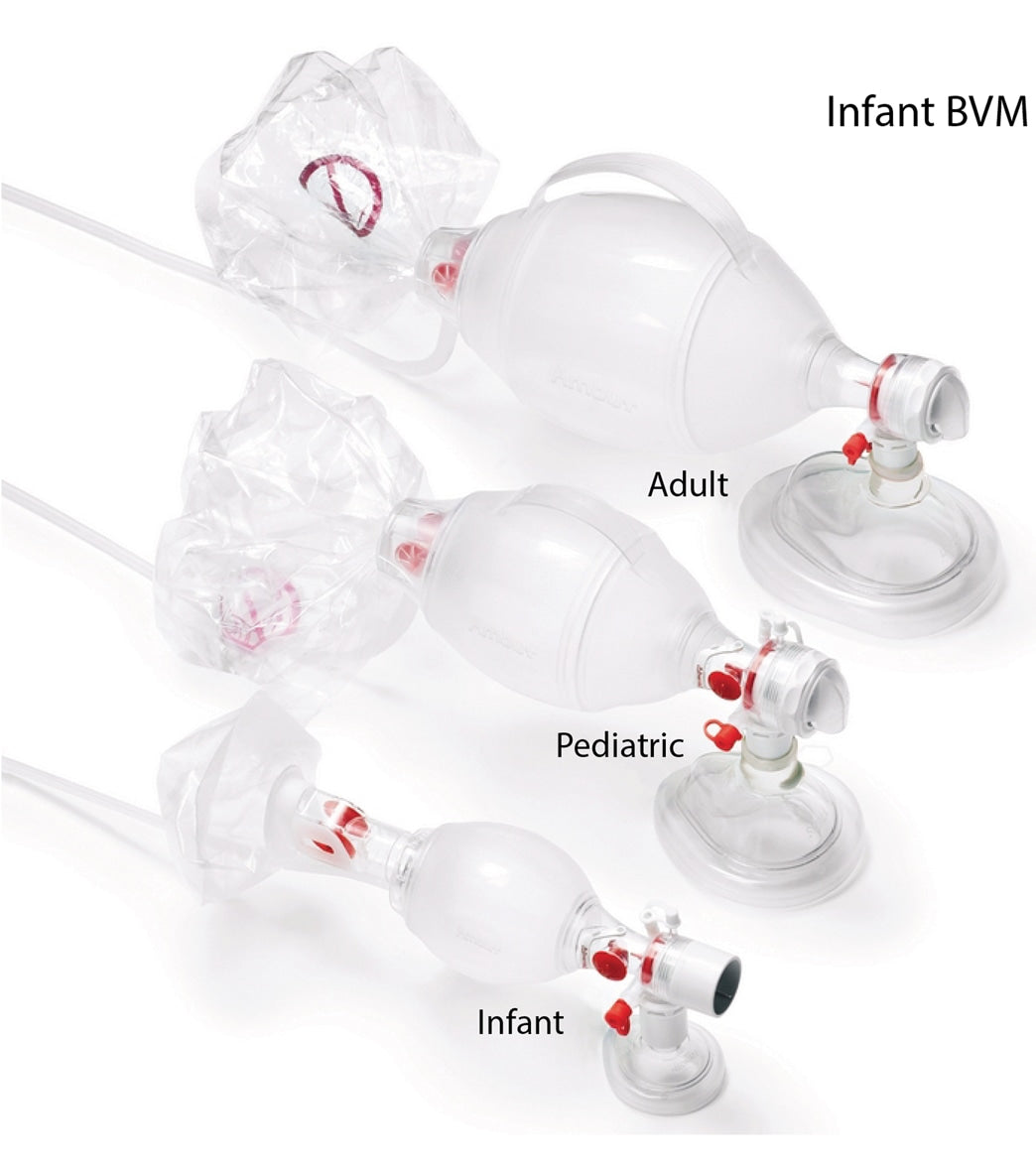 Kemp Lifeguard Ambu Infant Bag Valve Mask - Clear - Swimoutlet.com