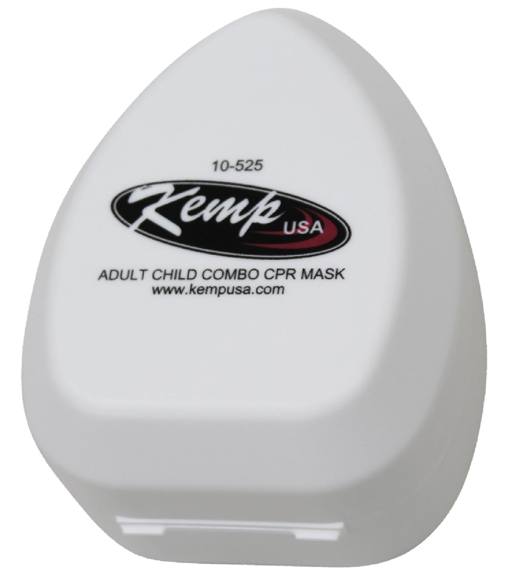Kemp Adult And Child Combo Cpr Pocket Mask Set - White - Swimoutlet.com
