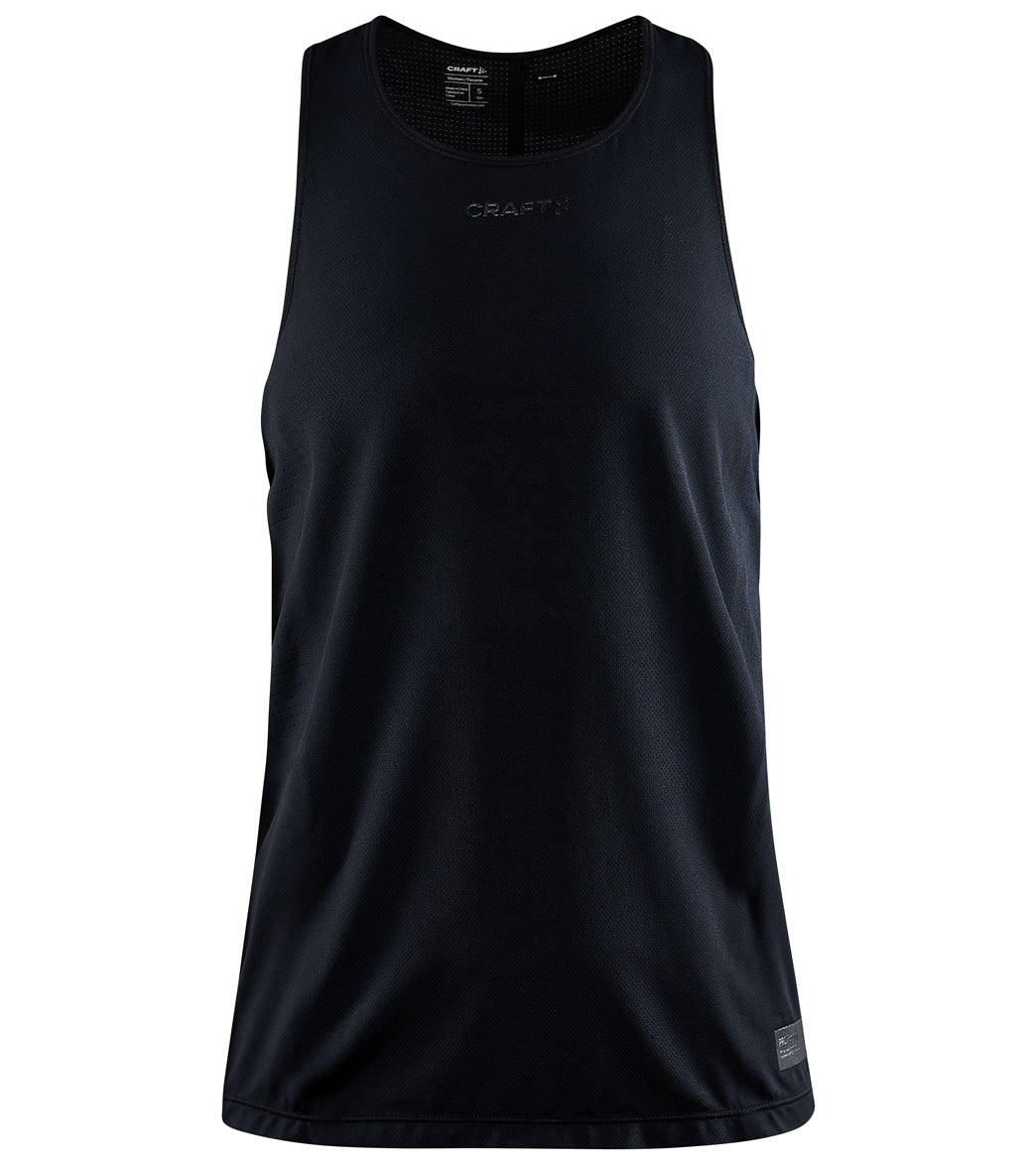 Craft Women's Pro Hypervent Running Tank Top - Black Small Size Small - Swimoutlet.com