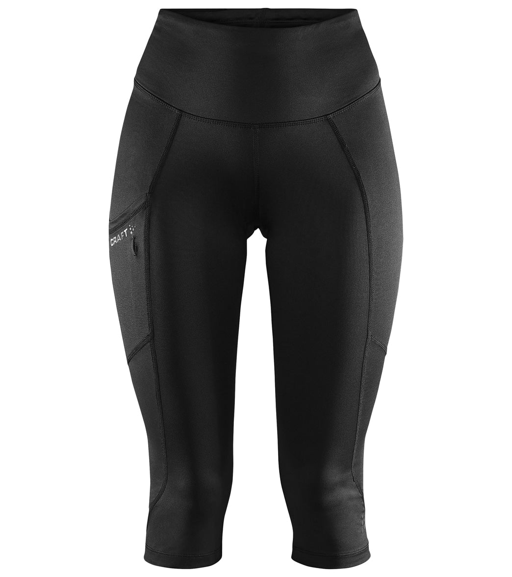 Craft women's advance essence capri tight - black large size large - swimoutlet.com