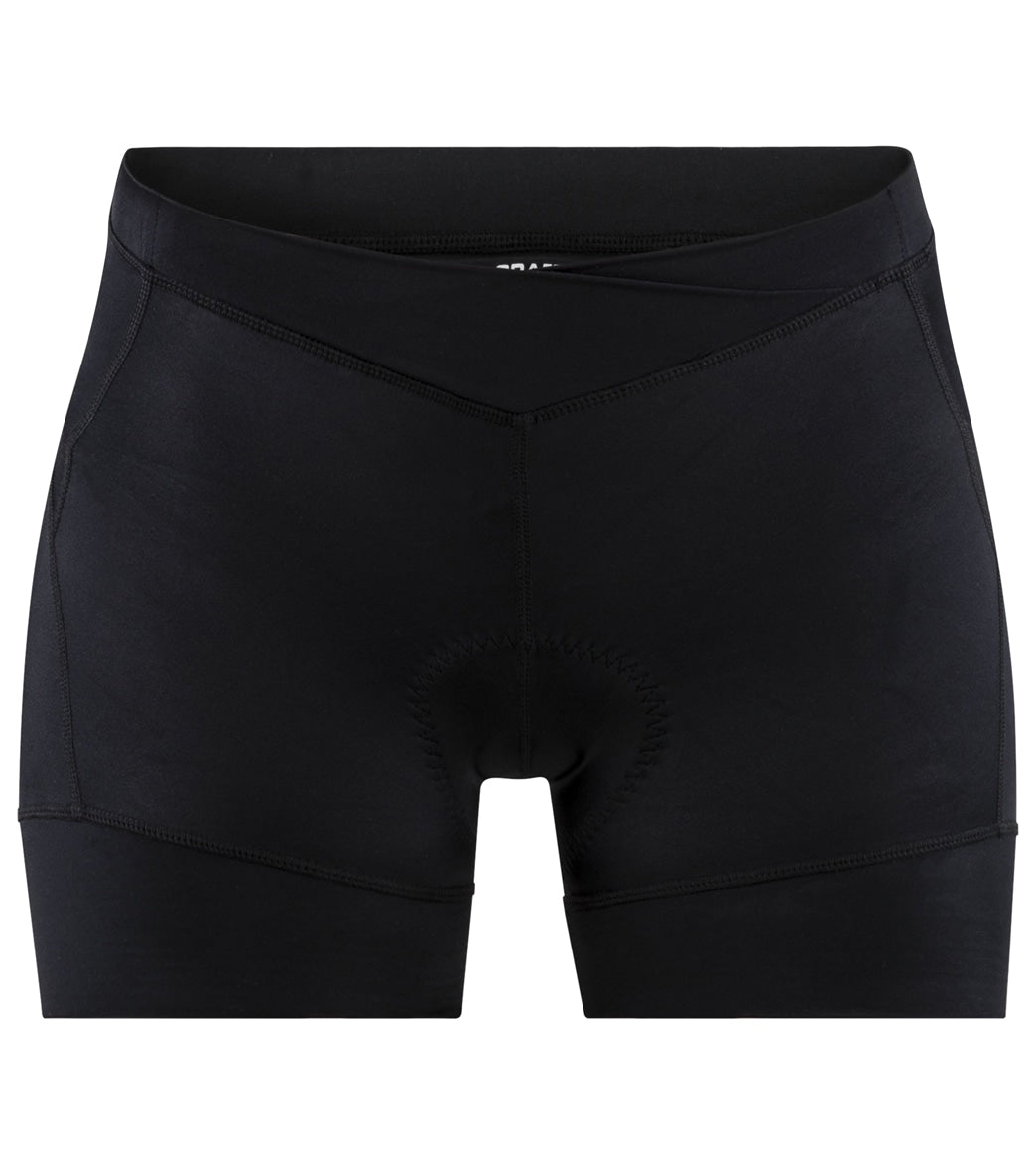 Craft women's essence cycling hot pants - black medium size medium - swimoutlet.com