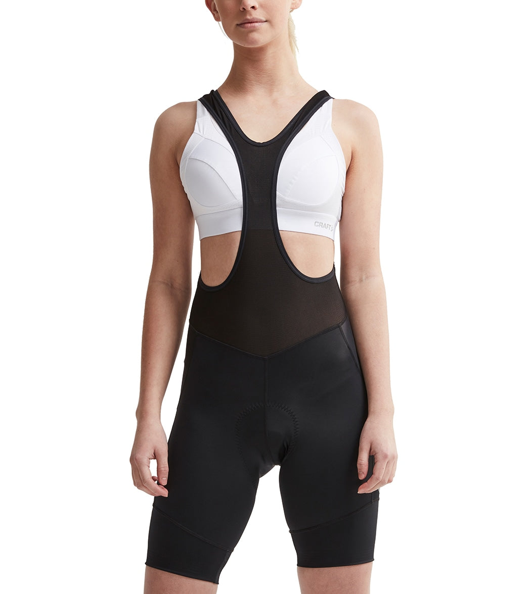 Craft Women's Essence Cycling Bib Short - Black Medium Size Medium - Swimoutlet.com