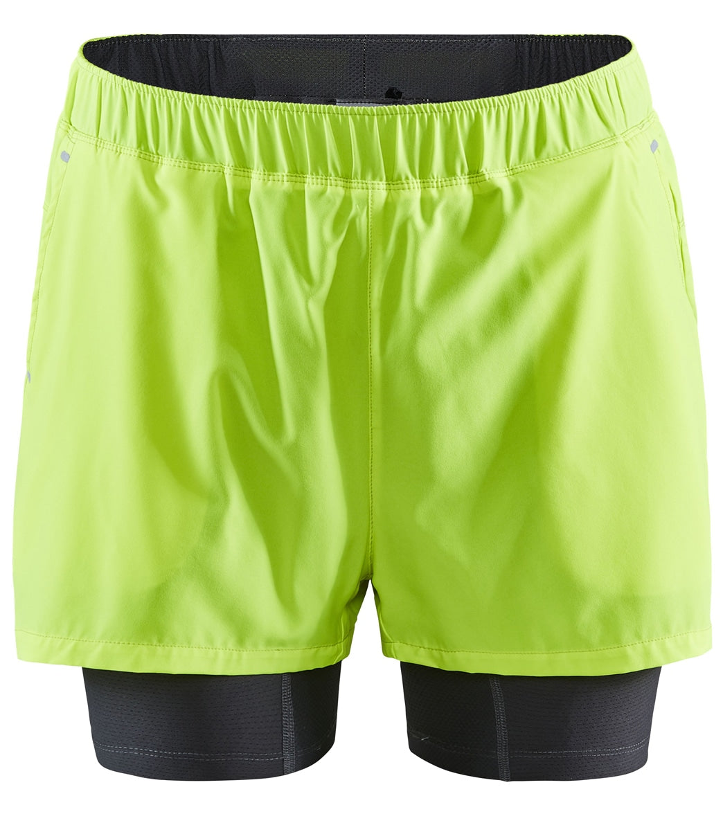 Craft Men's Advance Essence 2-In-1 Stretch Short - Flumino Large Size Large - Swimoutlet.com