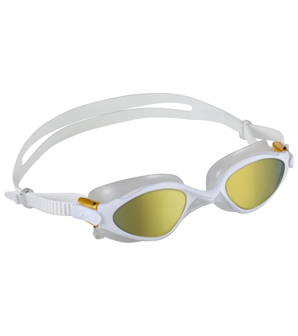 U.s. Divers Unisex Wave Mirrored Goggle - White/Gold - Swimoutlet.com