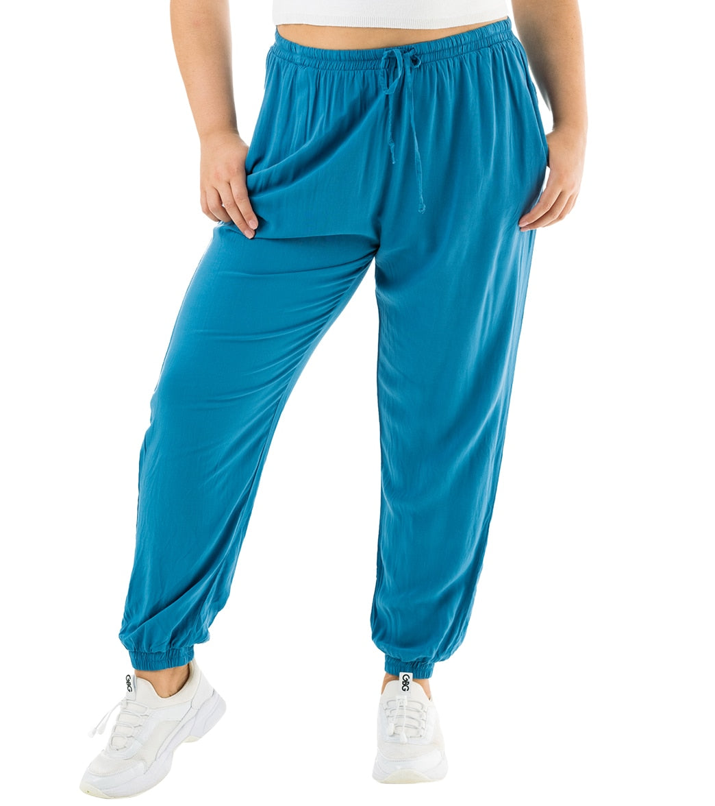 White – San Fran Organic Bamboo Harem Pants By: Buddha Pants