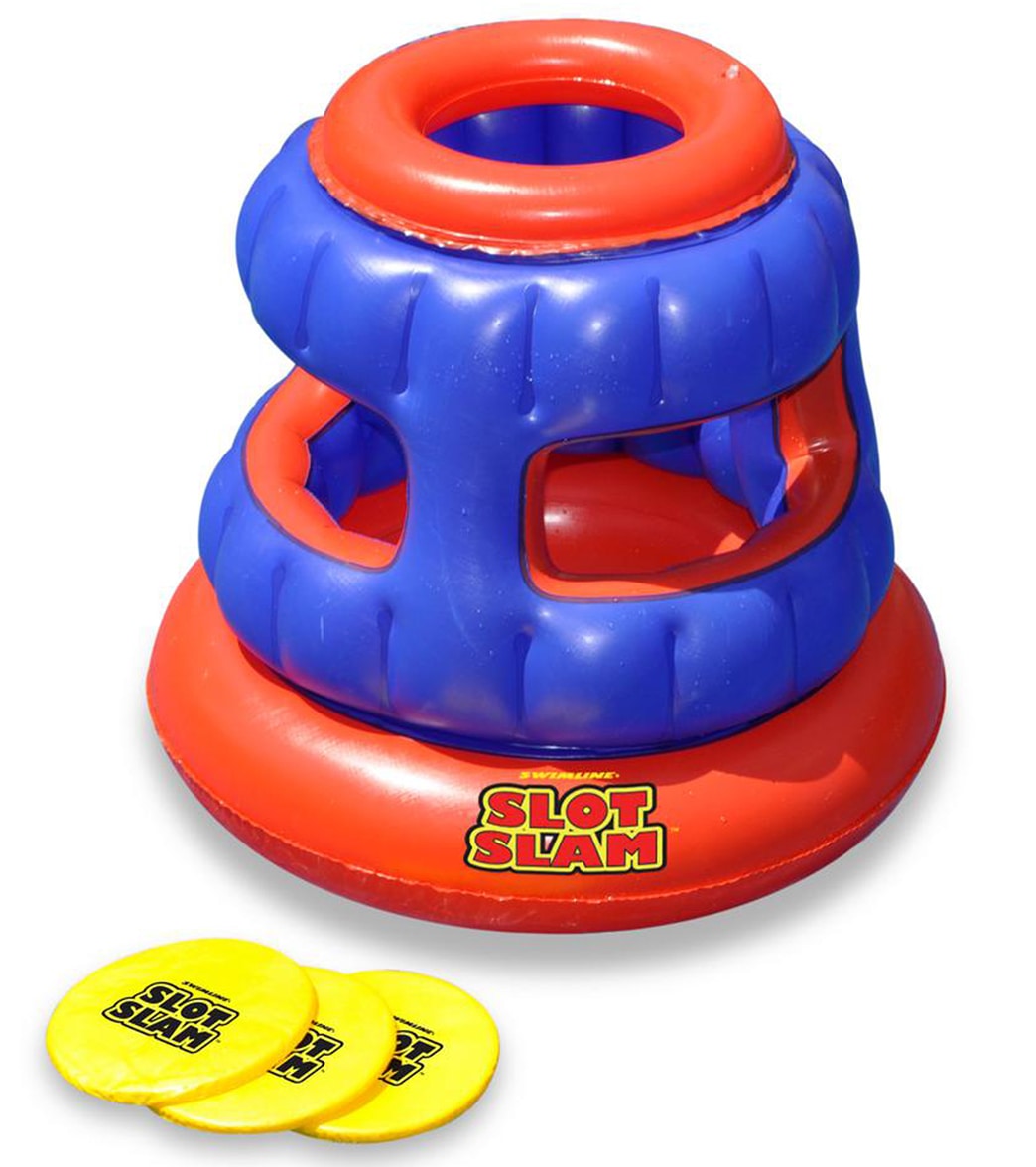 Swimline Slot Slam Disc Toss Game - Red - Swimoutlet.com