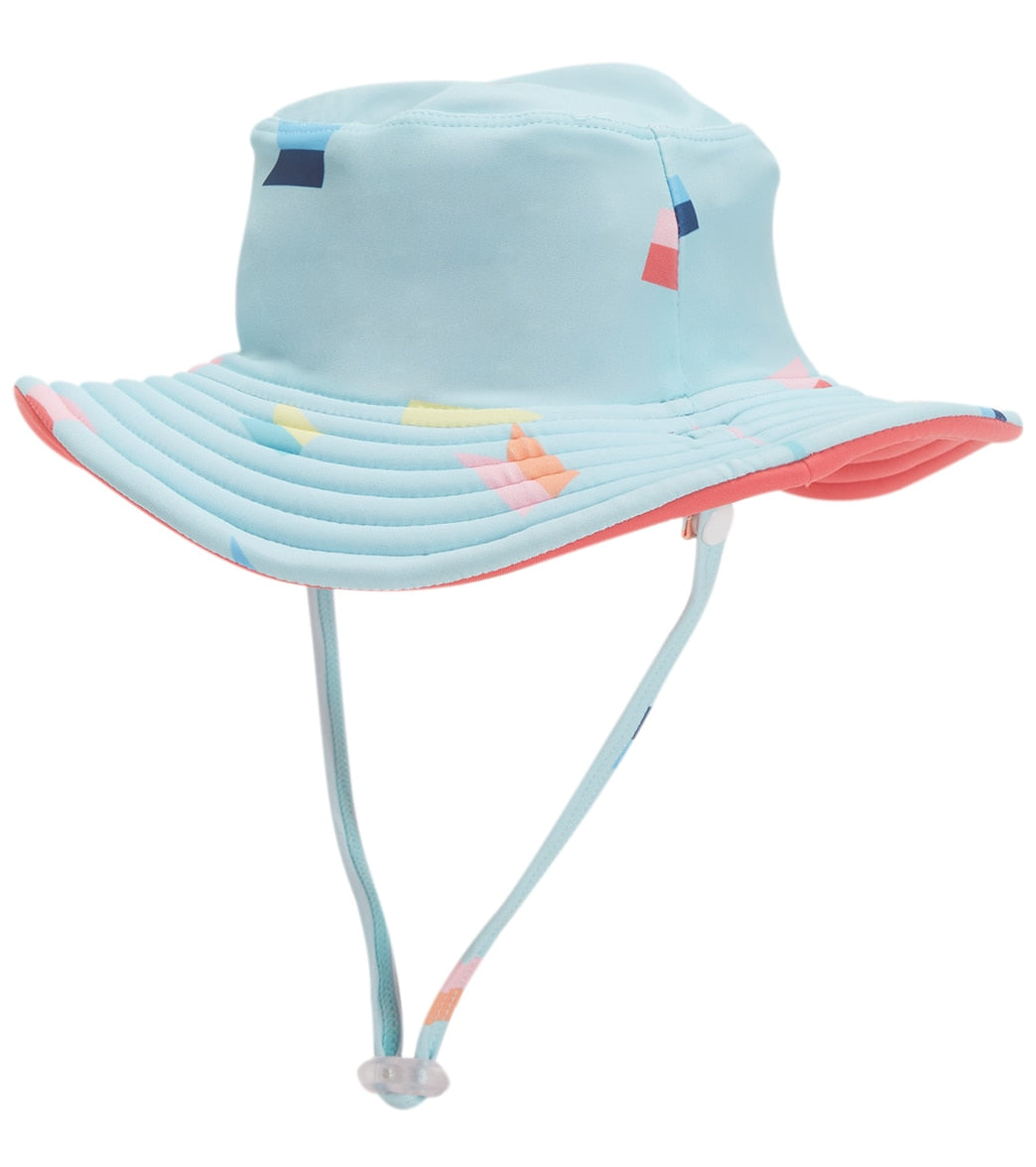 Snapper Rock Boys' Maritime Fliers Reversible Bucket Hat - Blue Medium Elastane/Polyamide - Swimoutlet.com