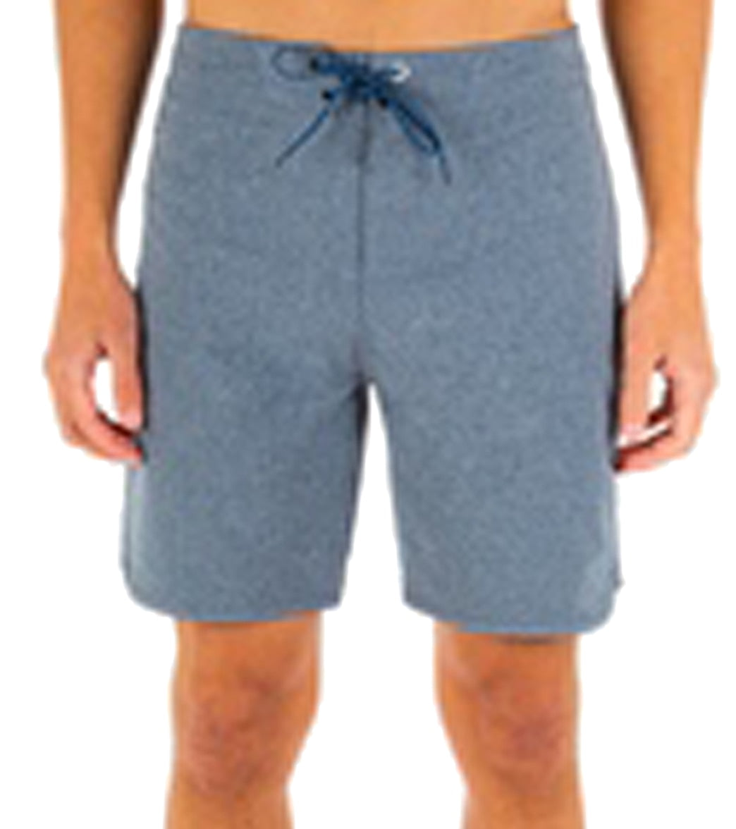 Hurley Phantom One And Only Heather 18 Boardshorts - Obsidian/Heather 30 - Swimoutlet.com