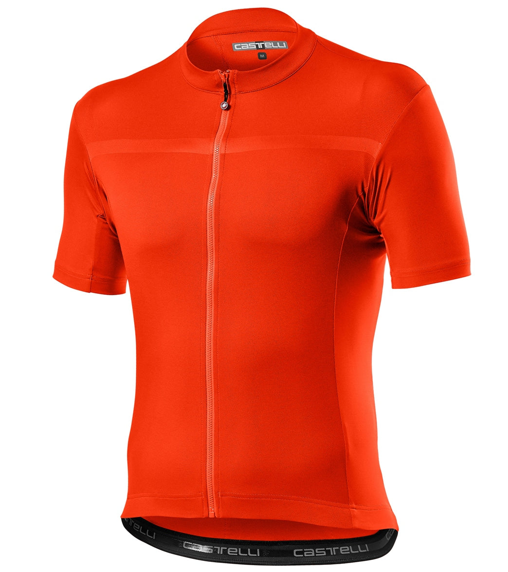 Castelli Men's Classifica Cycling Jersey - Brilliant Orange Large - Swimoutlet.com