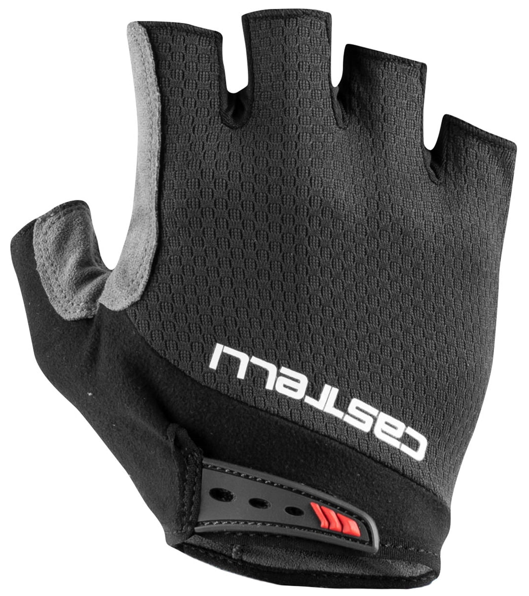 Castelli Men's Entrata V Fingererless Cycling Gloves - Light Black Large - Swimoutlet.com