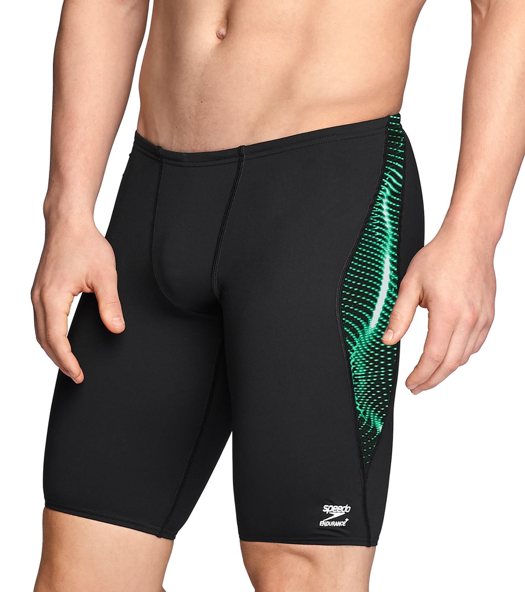 Speedo Men's Solar Boom Jammer Swimsuit - Green 22 Polyester/Pbt - Swimoutlet.com