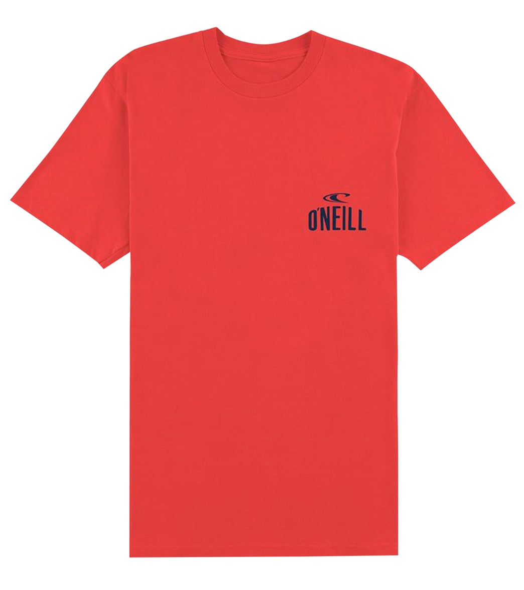 O'neill Boy's Always Summer Short Sleeve Shirt Big Kid - Chili Pepper Large - Swimoutlet.com