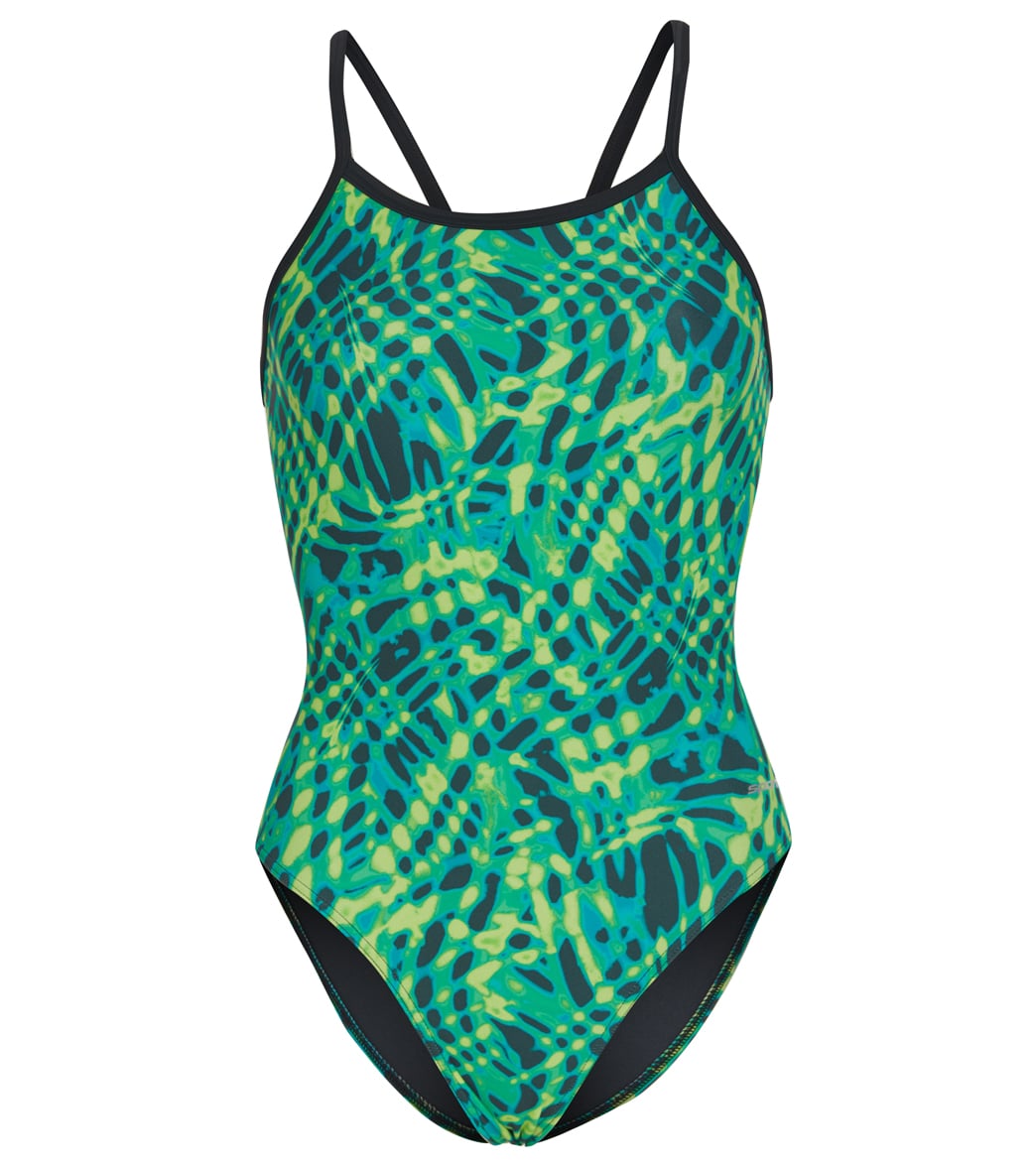 TYR Ladies Swimming Costume - Hiromi (Black/Multi) & (Blue/Green) -  Swimmaster