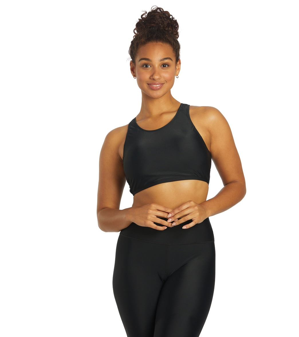 Spdoo Athletic Shorts High Waist Yoga Compression Pants for Female,Nude M 