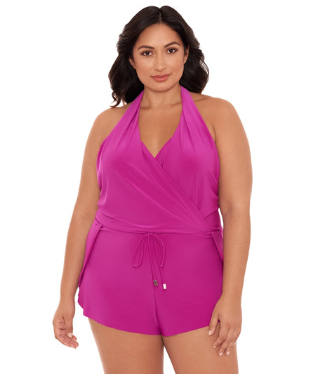 Magicsuit By Miraclesuit Plus Size Bianca Romper At 9017