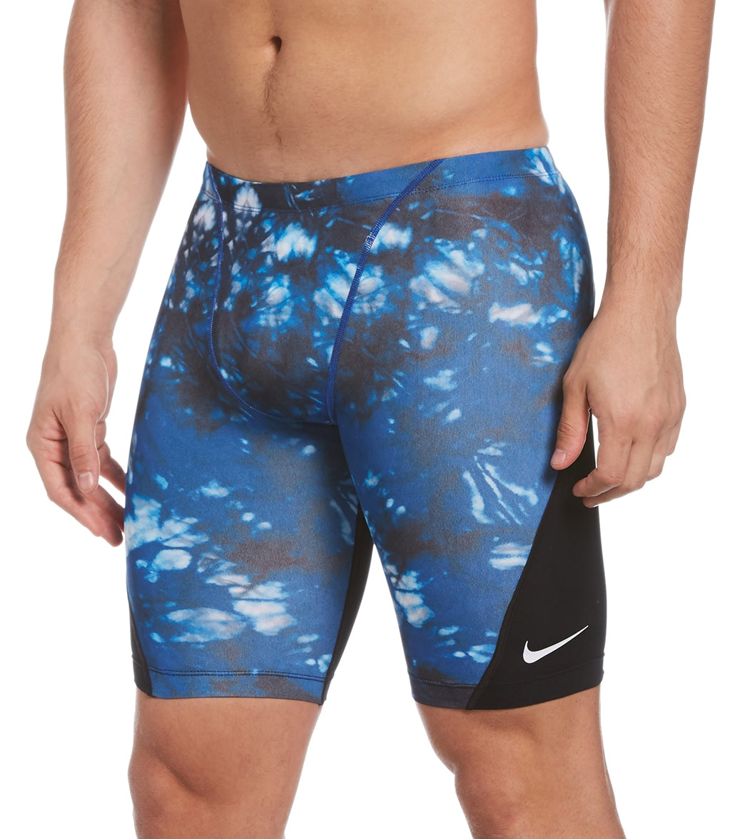 나이키 맨 강습용 5부 수영복 Nike Mens Hydrastrong Tie Dye Jammer Swimsuit,Game Royal