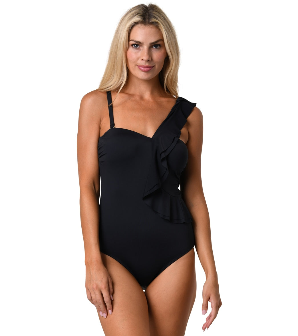 Profile by Gottex Women's Line Up Sweetheart Bandeau Swim Dress at