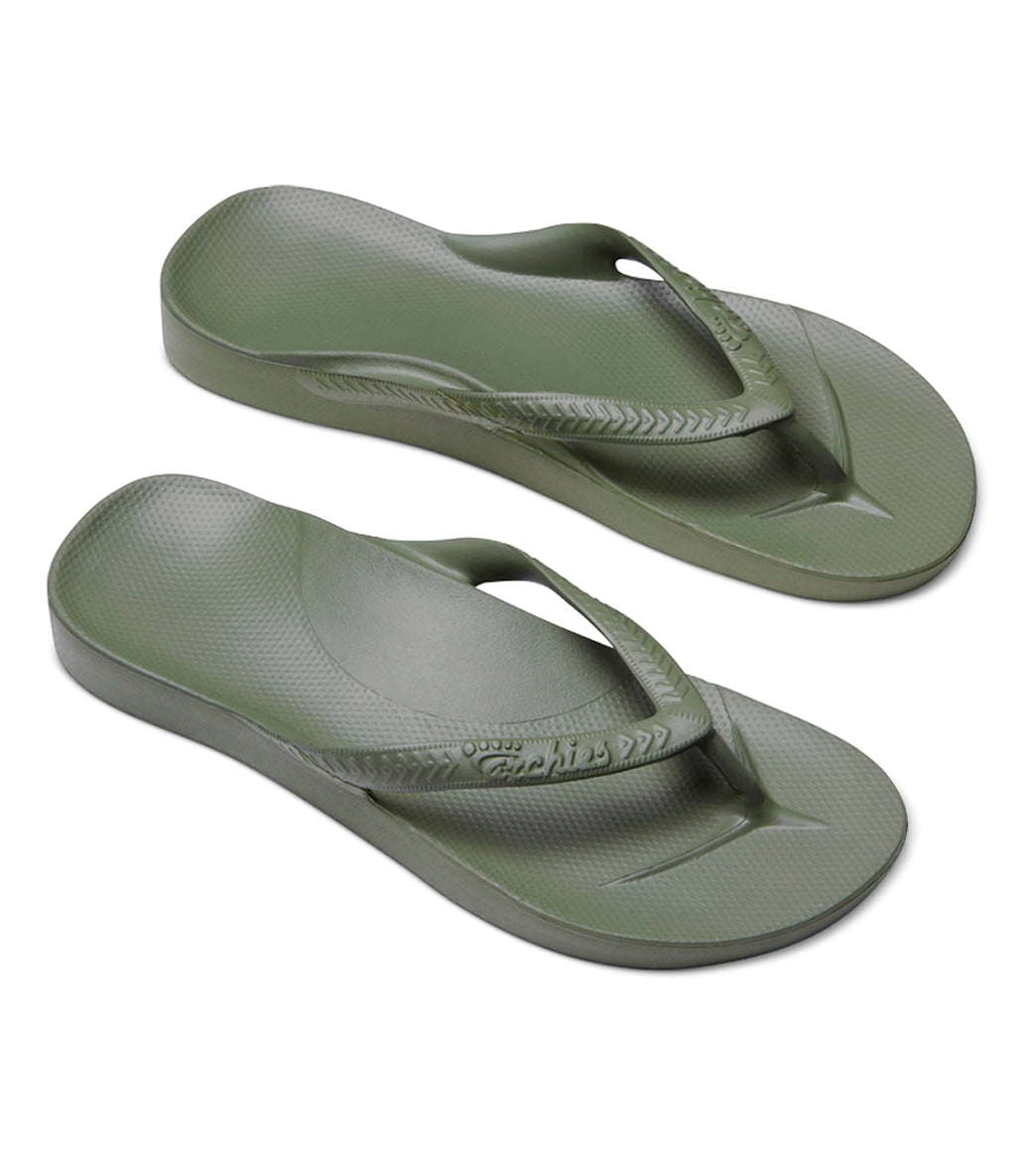 ARCHIES Footwear - Flip Flop Sandals Offering Great Arch Support And  Comfort - Taupe