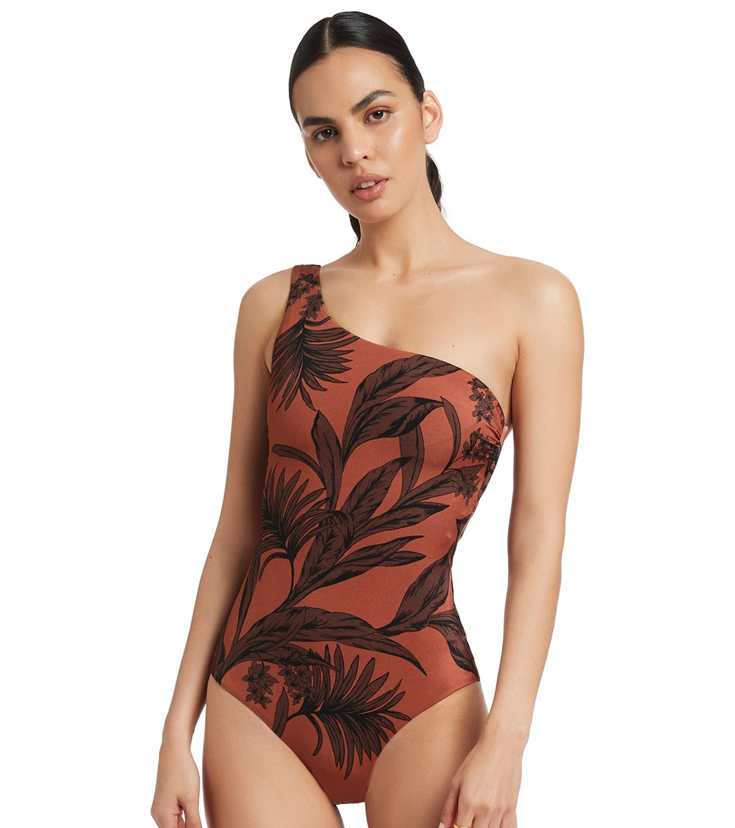 Flora One Shoulder One Piece