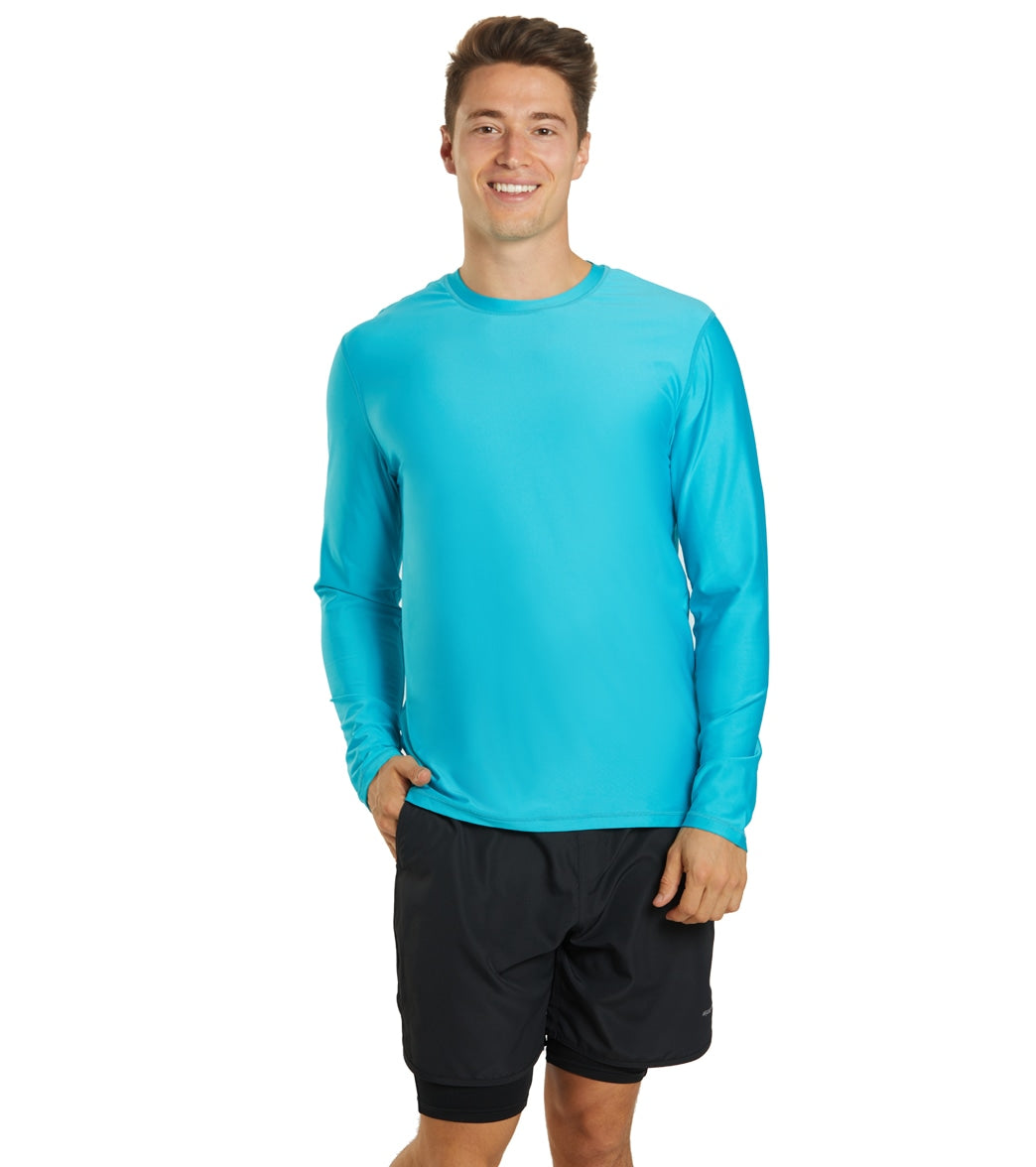 Men's Short Sleeves Swimwear Tops Swim Shirts UV Protection Rash