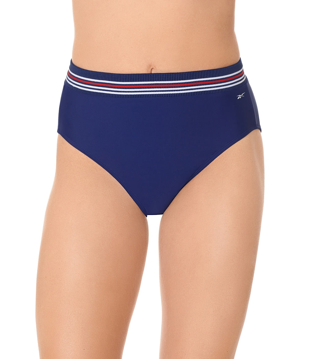 Jockey Retro Stripe Thong in Blue